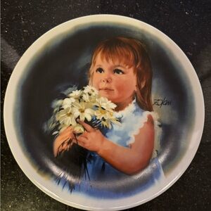 Donald Zolan “For You” collector plate 1981 vintage edition. Excellent